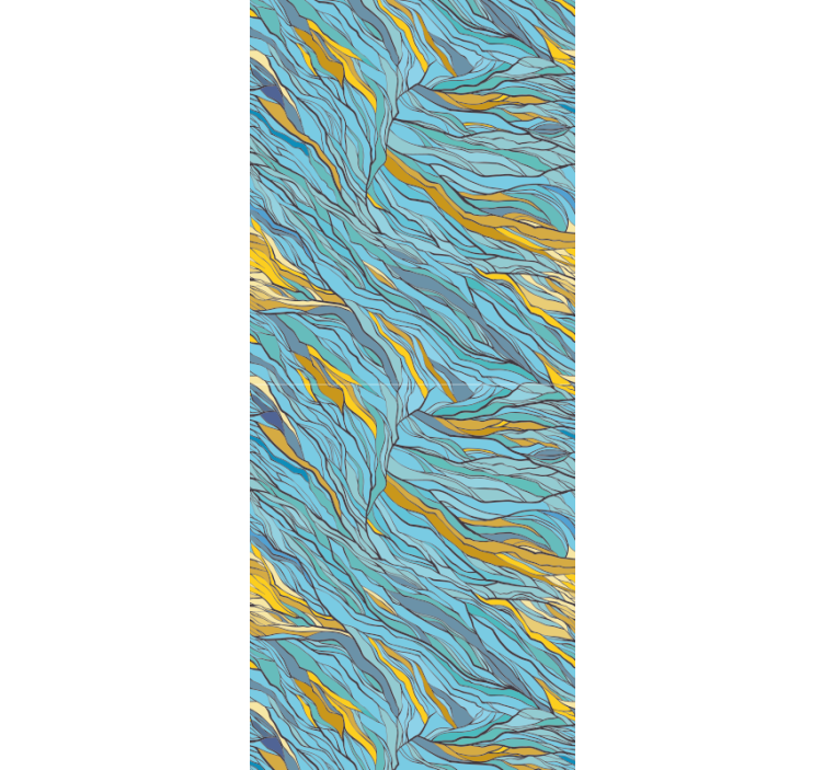 Tapete Abstrakt abstrakter organischer fluss - TenStickers