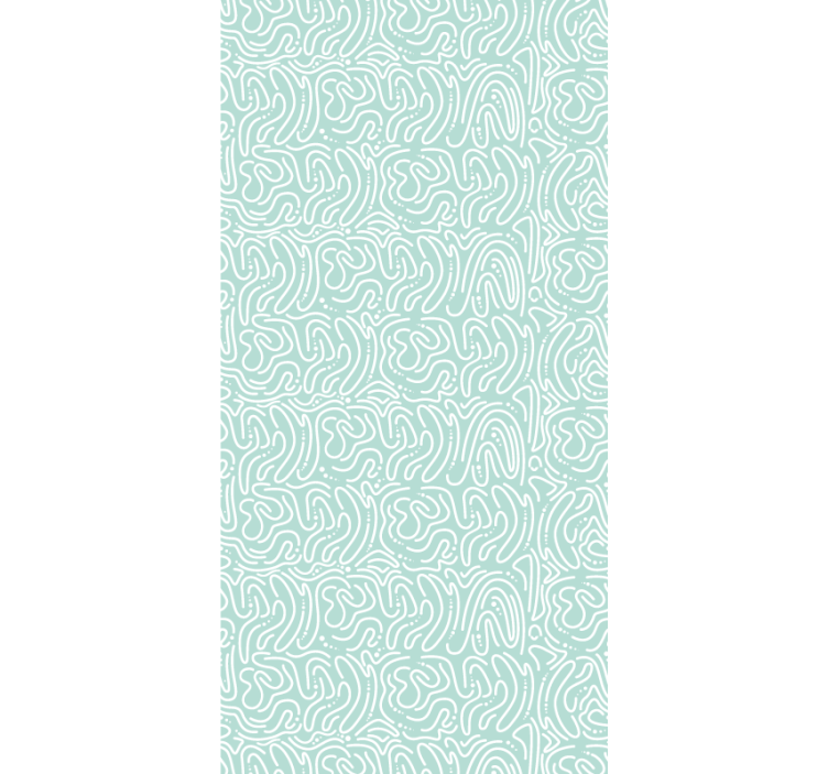 Tapete Abstrakt grünes labyrinth - TenStickers