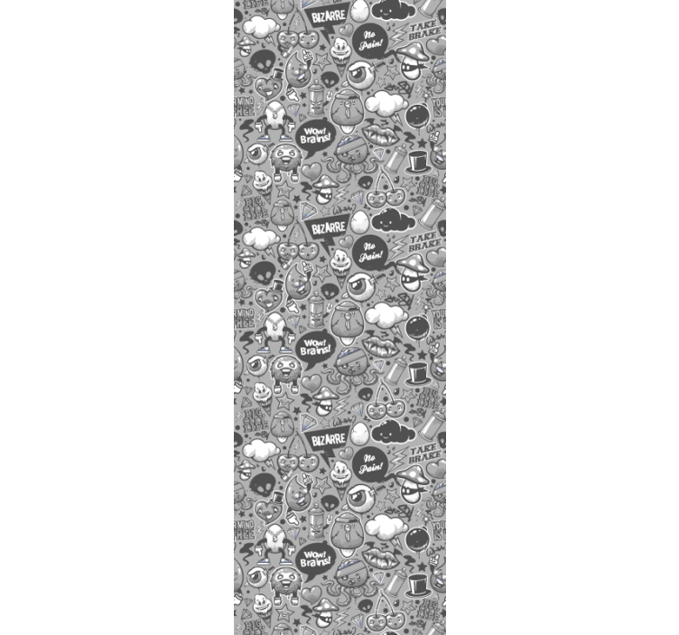 Tapete Kunst eklektische kritzeleien - TenStickers