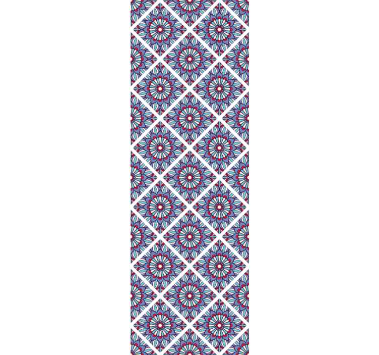 Tapete florale Ornamente geometrische florale eleganz - TenStickers