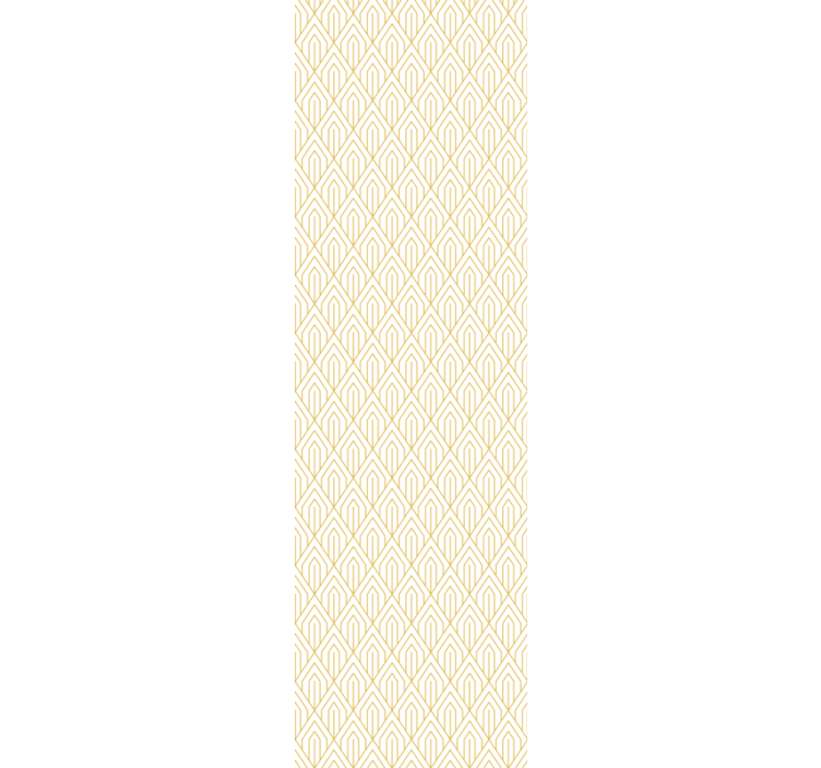 Moderne Tapete Modernes gelbes rautenmuster - TenStickers