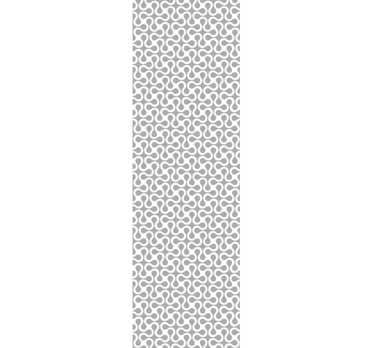 Tapete grau geometrische wellenlängen - TenStickers