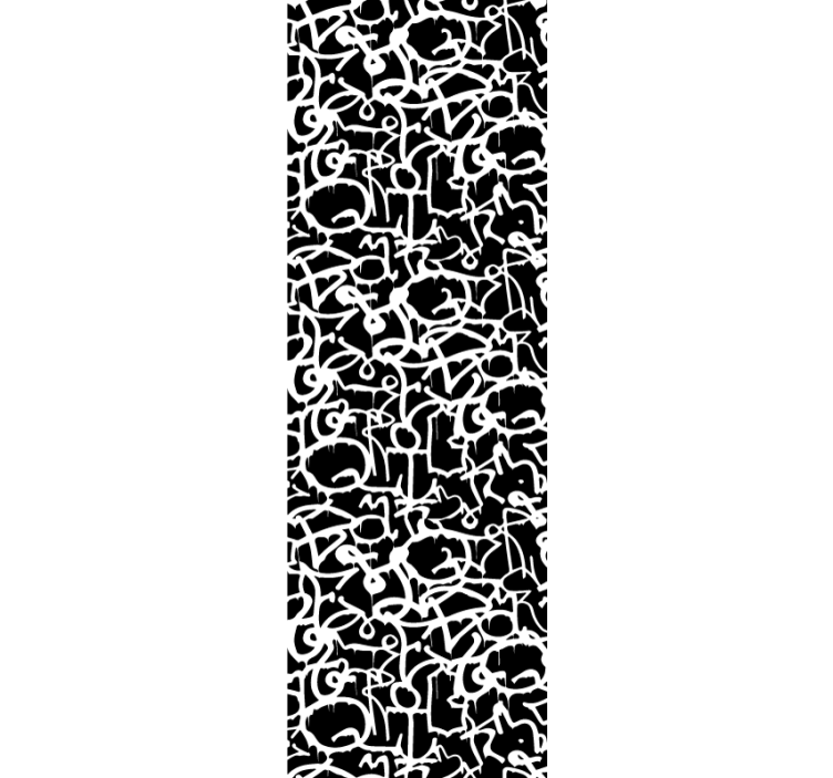 Tapete Schriftzug alphabetisches chaos - TenStickers