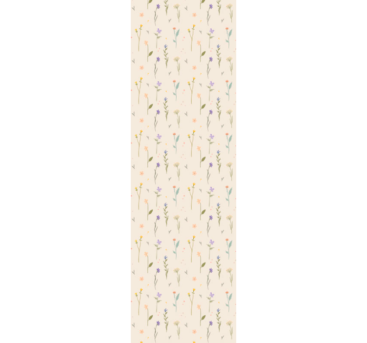 Blumentapete wildblumen-eleganz - TenStickers