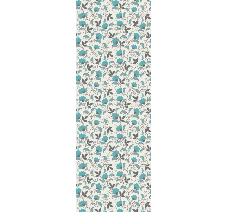 Tapete florale Ornamente inspiration für florale fliesen - TenStickers