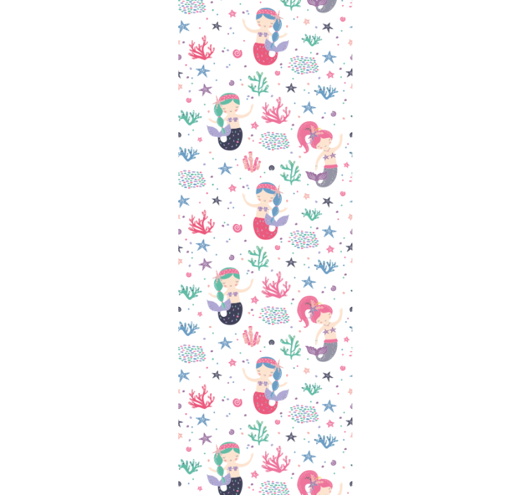 Tapete Kinderzimmer meerjungfrauen unterwasserabenteuer - TenStickers
