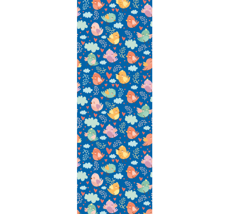 Tapete Vögel bunte freunde - TenStickers