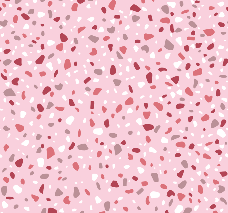 Tapete Kreise terrazzo strukturiert - TenStickers