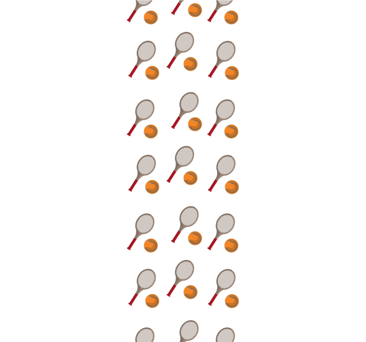 Tapete selbst gestalten tennis inspiriert - TenStickers