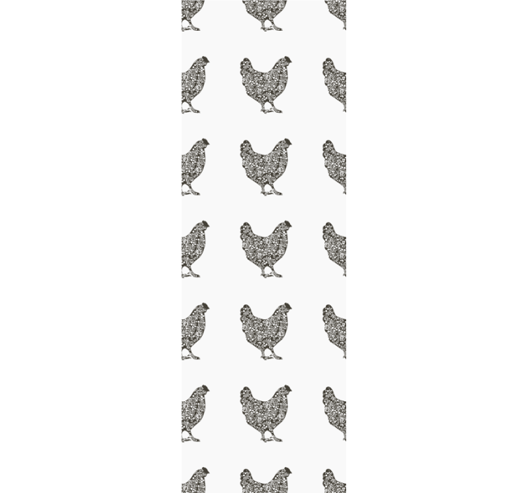 Tapete Tiere geflügelmuster - TenStickers