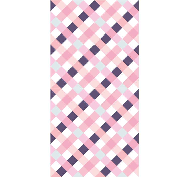 Tapete geometrisch pastell argyle-muster - TenStickers