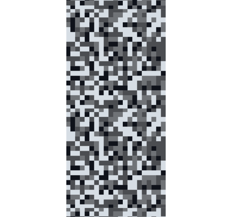 Tapete Abstrakt geometrische pixelierung - TenStickers