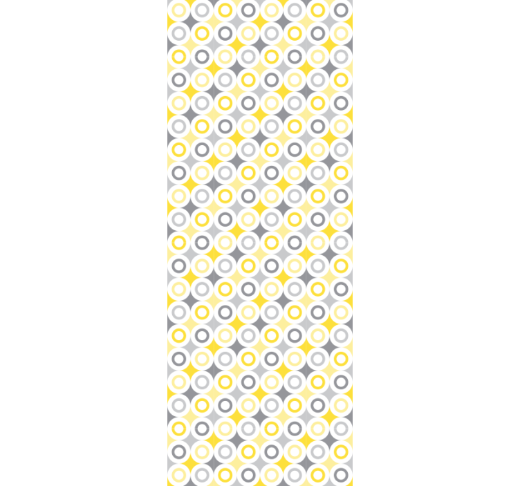 Tapete Kreise kreisförmiges muster - TenStickers