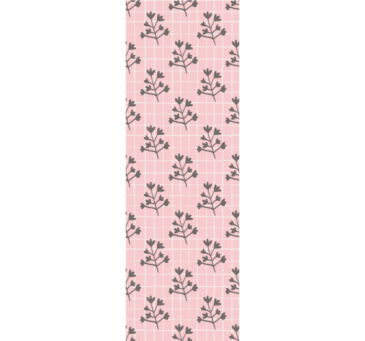 Tapete Baum Rosa und graue bäume - TenStickers