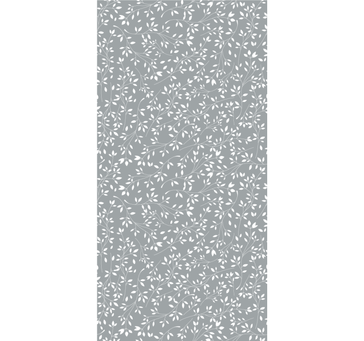 Tapete Blätter blattsilhouette - TenStickers