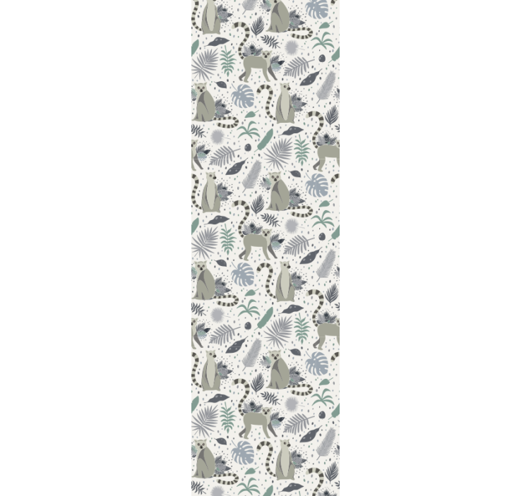 Tapete Tiere safari-tiermuster - TenStickers