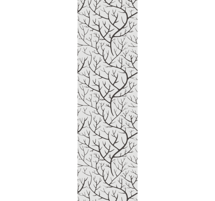 Tapete Baum muster mit kahlen Ästen - TenStickers