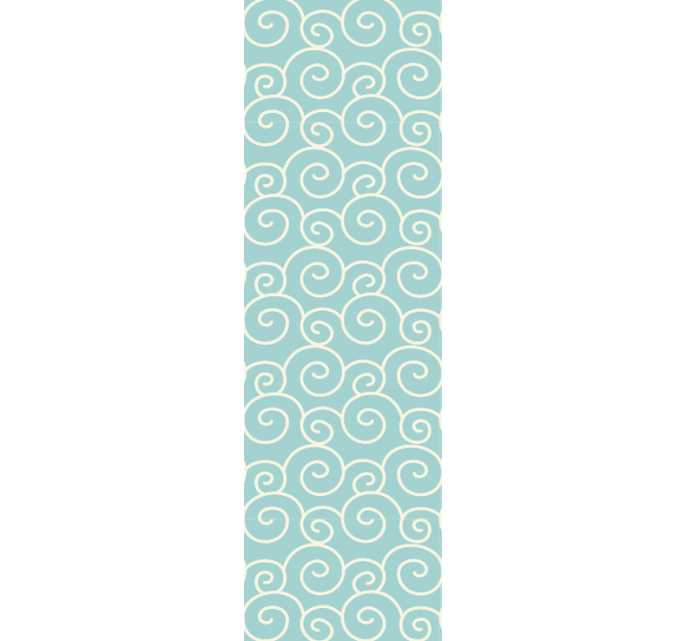 Ornament Tapete wirbelnde spiralen - TenStickers