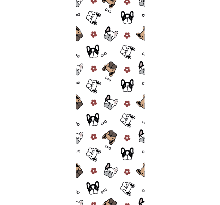Tapete Hunde hunde-doodle-ensemble - TenStickers