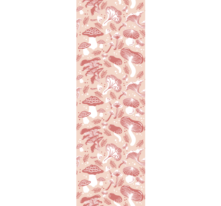Tapete kunst mit pilzmuster - TenStickers