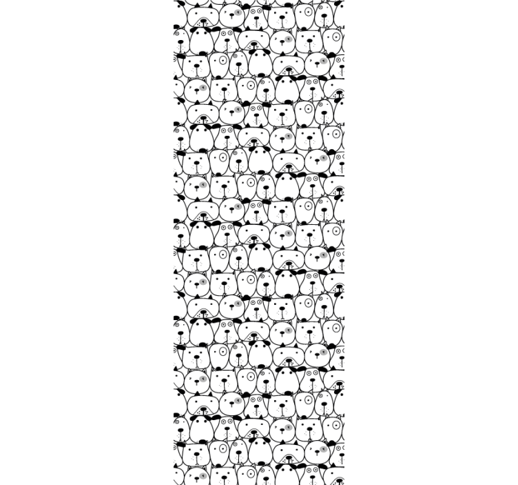 Tapete Katzen skizzierte katzen - TenStickers