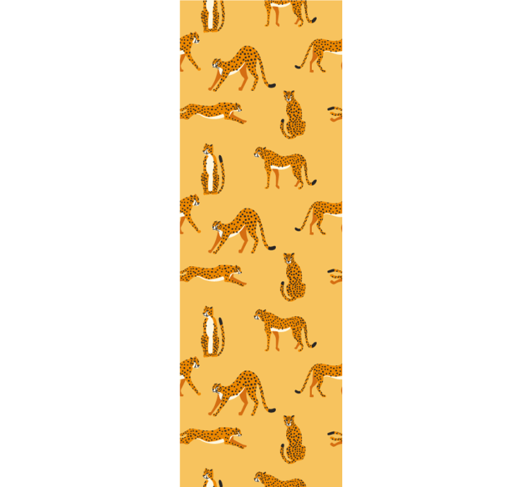 Tapete Tiere verspielte leoparden - TenStickers