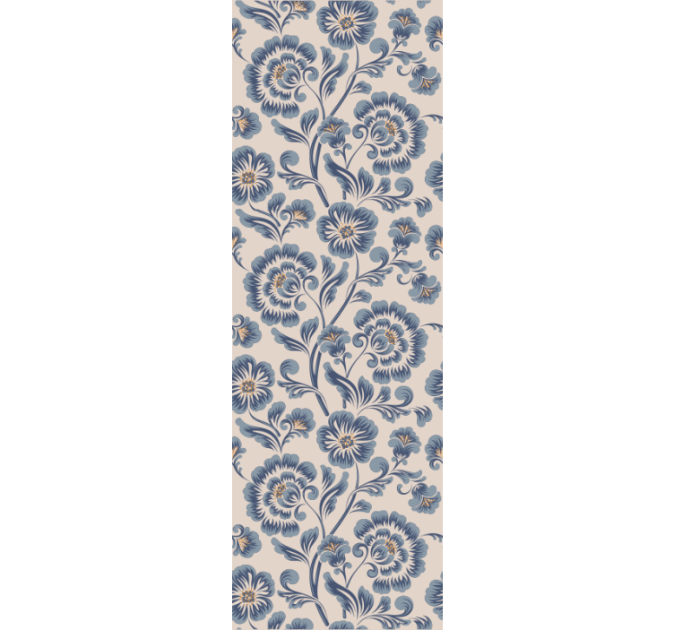 Tapete florale Ornamente florale damast-eleganz - TenStickers