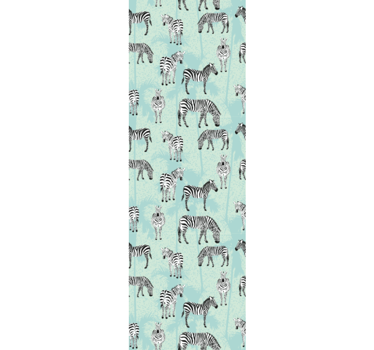 Tapete Zebra zebra-muster - TenStickers