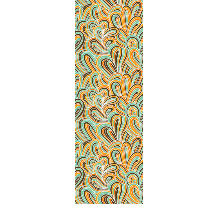 Tapete Abstrakt wirbelndes motiv - TenStickers