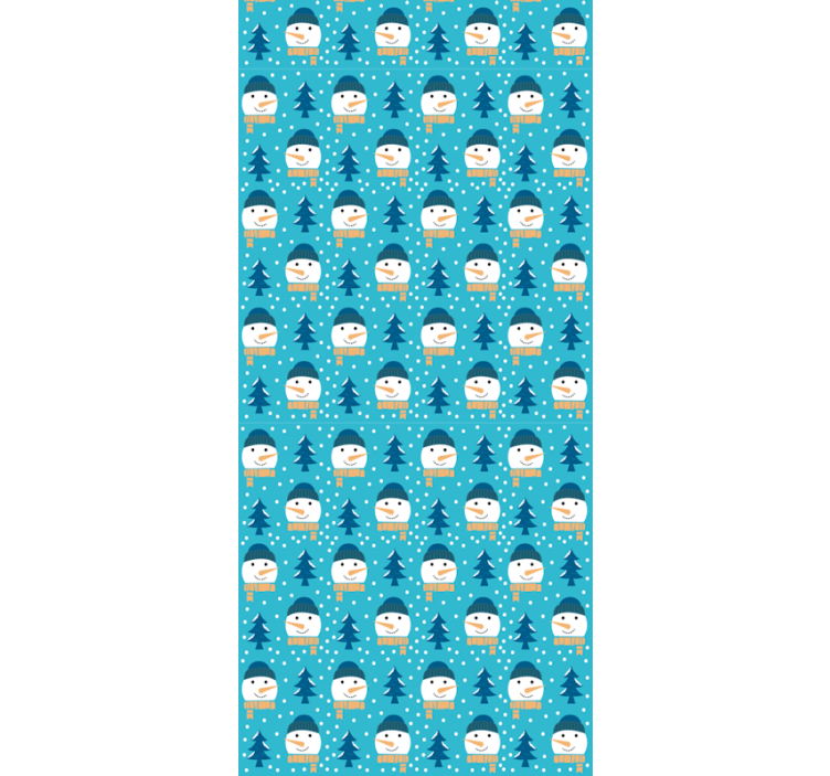 Tapete Skandinavisch nordische schneelandschaft - TenStickers