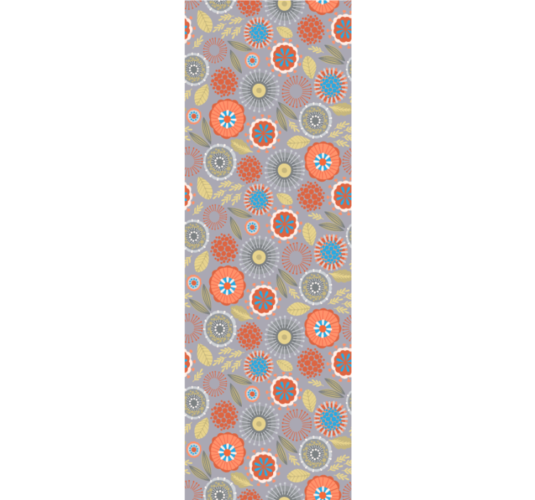 Blumentapete blumenexplosion - TenStickers