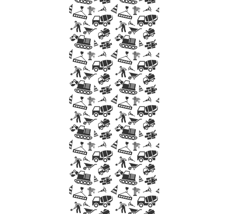 Tapete industriell baumotiv - TenStickers