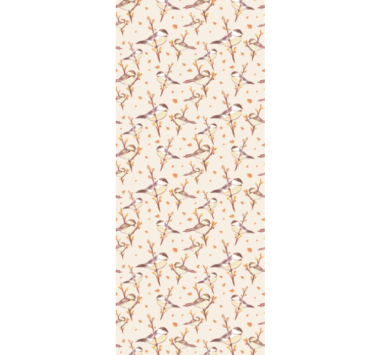 Blumentapete florales anmut-motiv - TenStickers