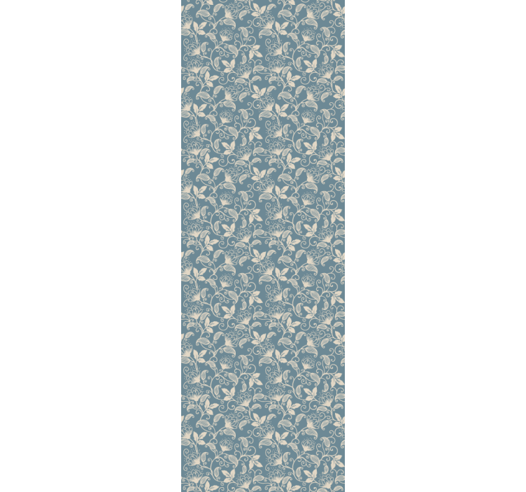 Klassische Tapete Blaue und beige detailelemente Muster - TenStickers