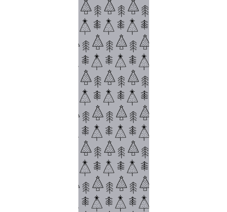 Weihnachtstapete dekor mit kiefernmuster - TenStickers