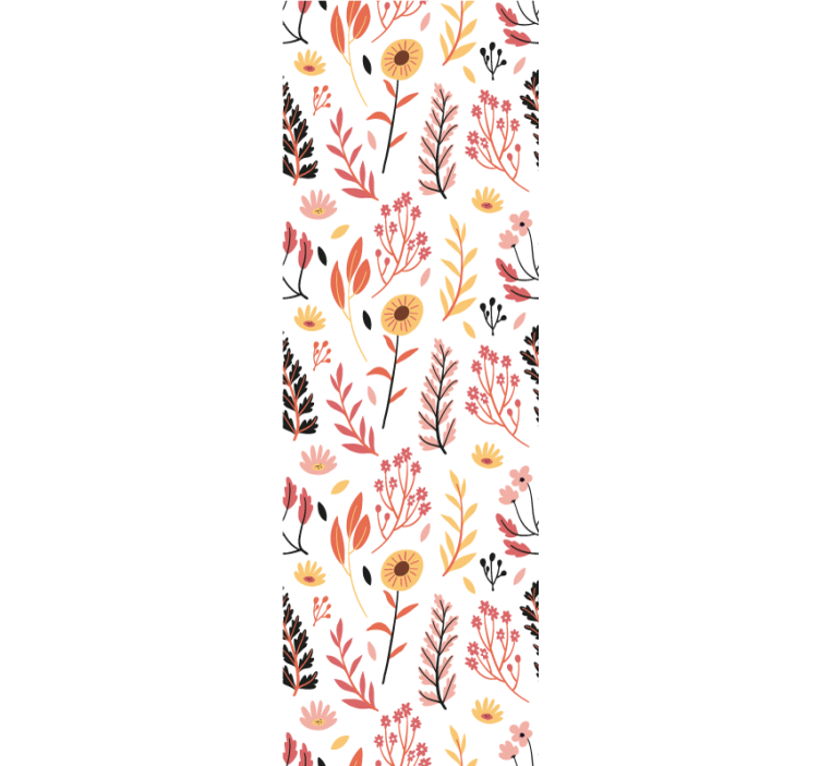 Blumentapete blumen- und botanisches design - TenStickers