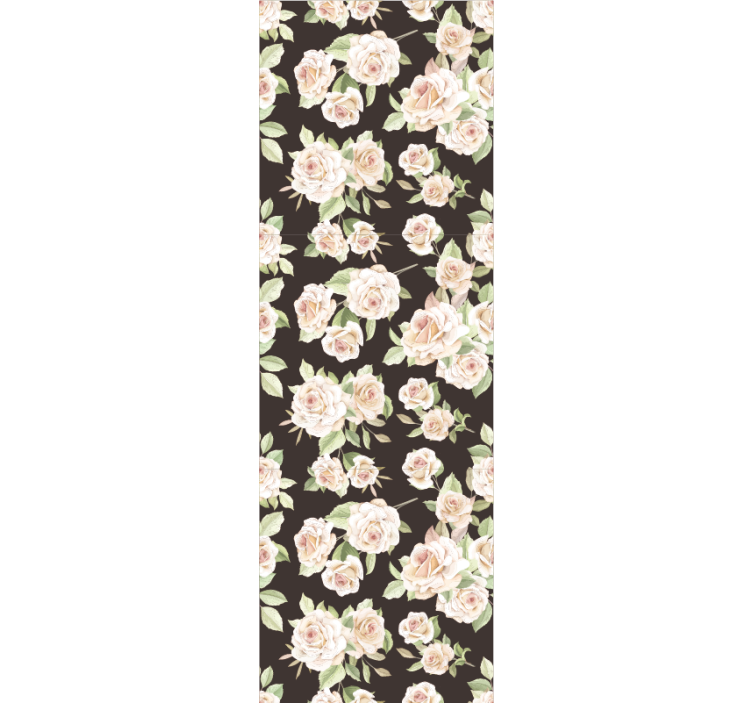 Blumentapete blühende rosen - TenStickers