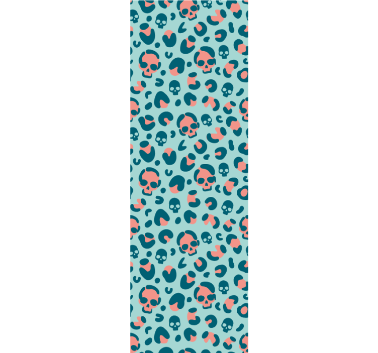 Tapete Halloween totenkopf muster - TenStickers