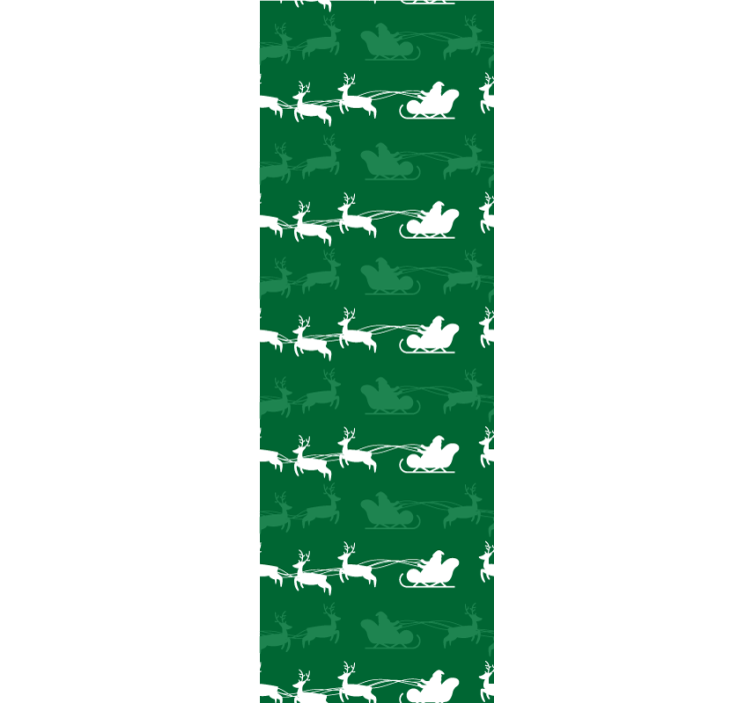 Weihnachtstapete weihnachtsschlittenmotiv - TenStickers