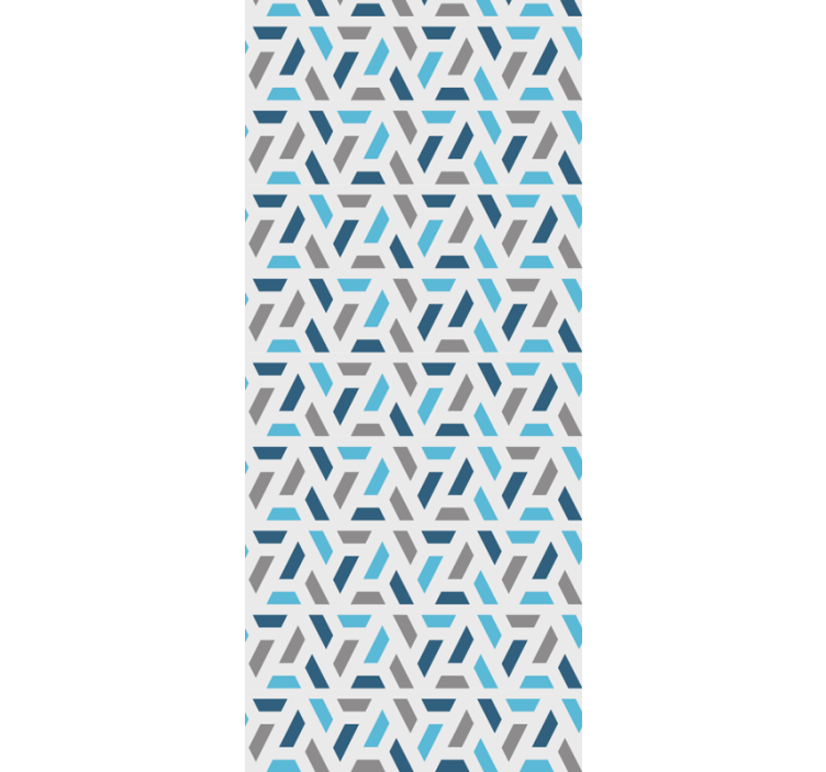 Tapete geometrisch abstrakte ineinandergreifende muster - TenStickers