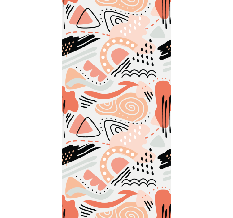 Tapete Abstrakt abstrakte formen - TenStickers