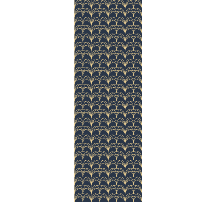 Tapete geometrisch art-deco-bögen - TenStickers