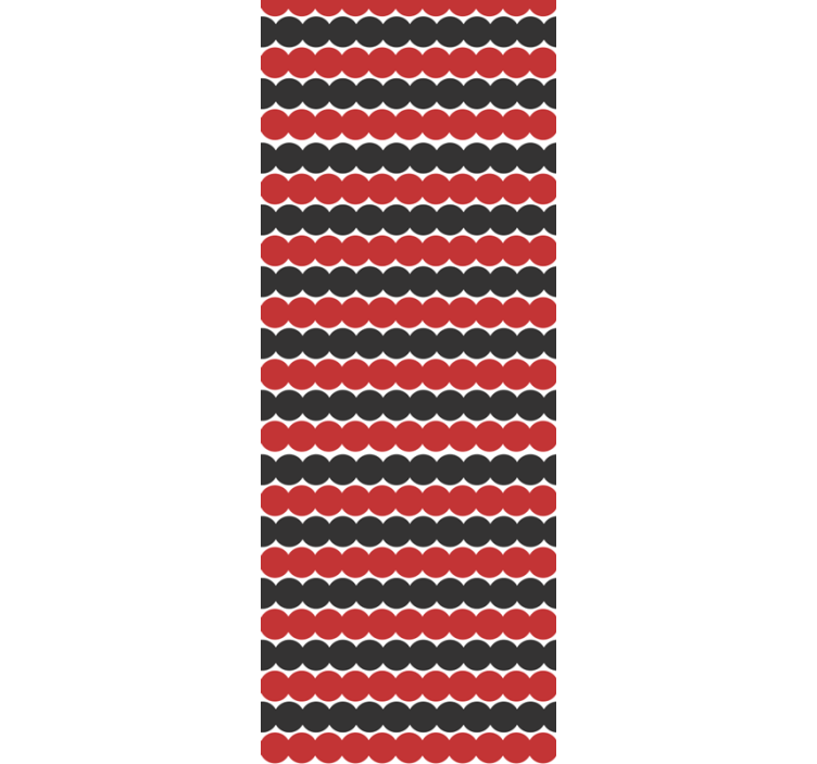 Kreis Tapete Zweifarbiges kreismuster - TenStickers