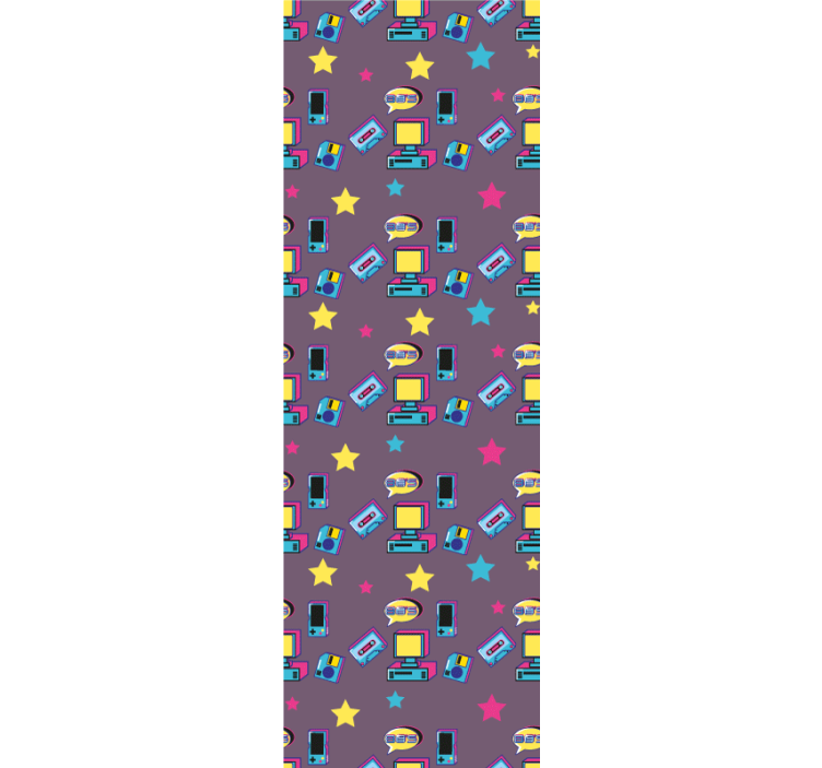 Tapete selbst gestalten retro-gaming-Ästhetik - TenStickers