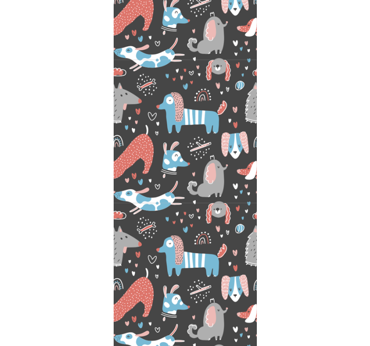 Tapete Tiere verspielte tiermotive - TenStickers