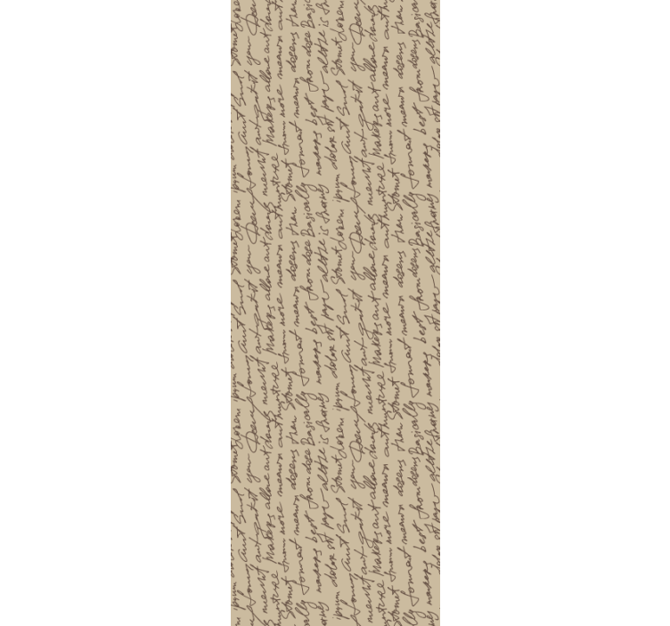 Tapete Schriftzug elegantes drehbuchschreiben - TenStickers