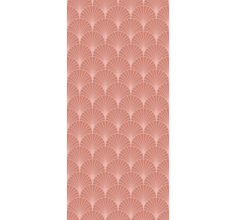 Tapete Kunst elegante fächerformen - TenStickers