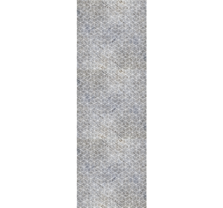 Tapete Betonoptik Industrielles dekor aus geometrischem zement - TenStickers