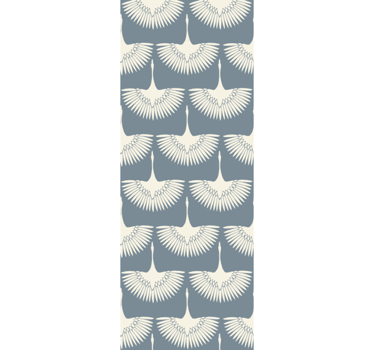 Tapete Vögel elegantes muster mit fliegenden störchen - TenStickers