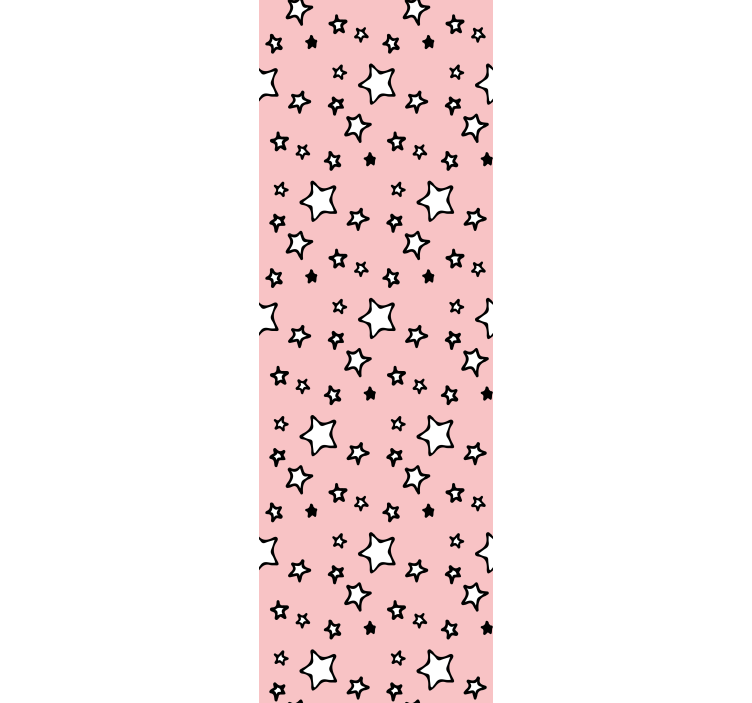 Tapete Babyzimmer rosa sterne design - TenStickers